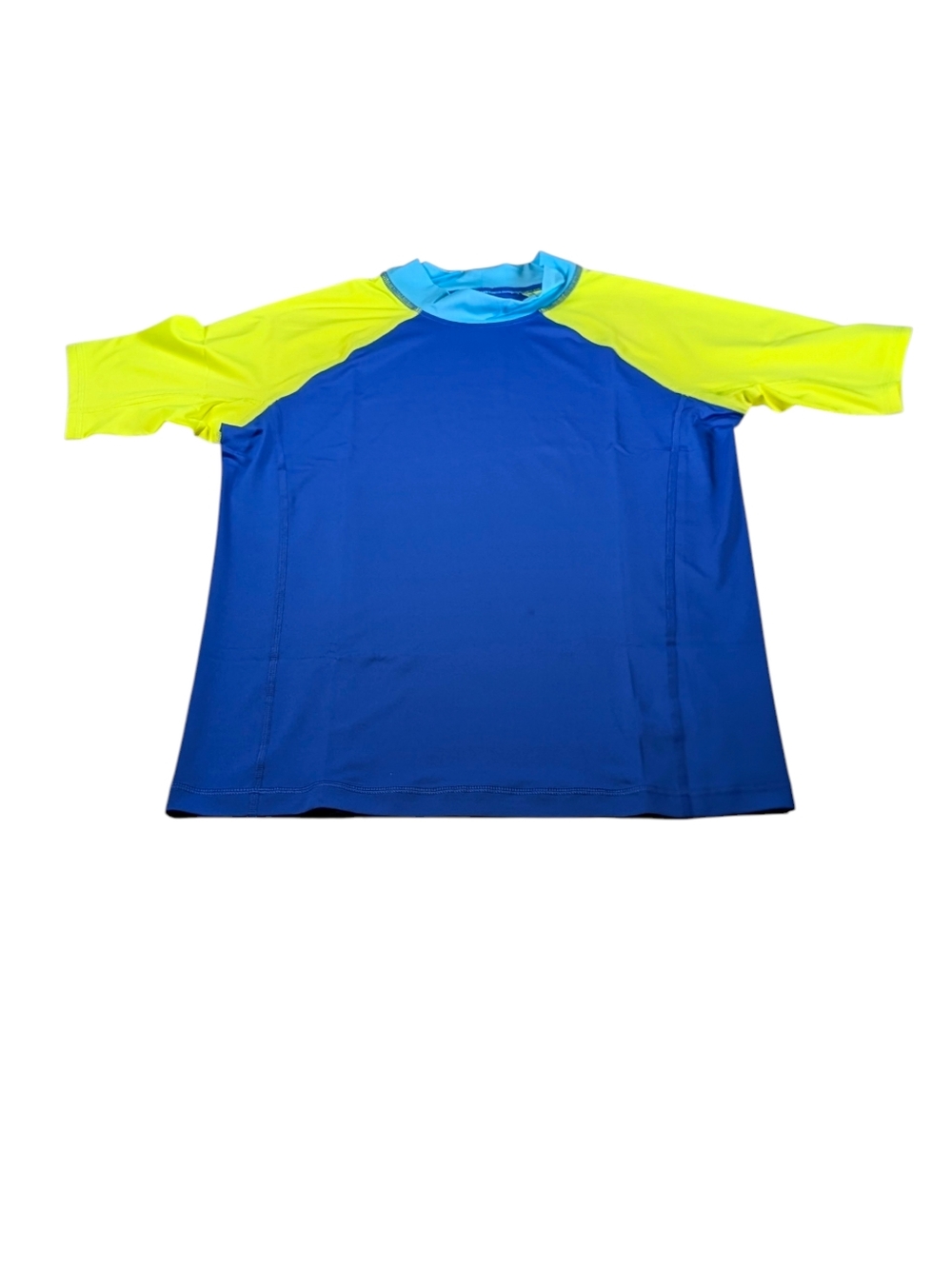 Lands's End Short Sleeve Rash Guard Shirt Size Husky XL
